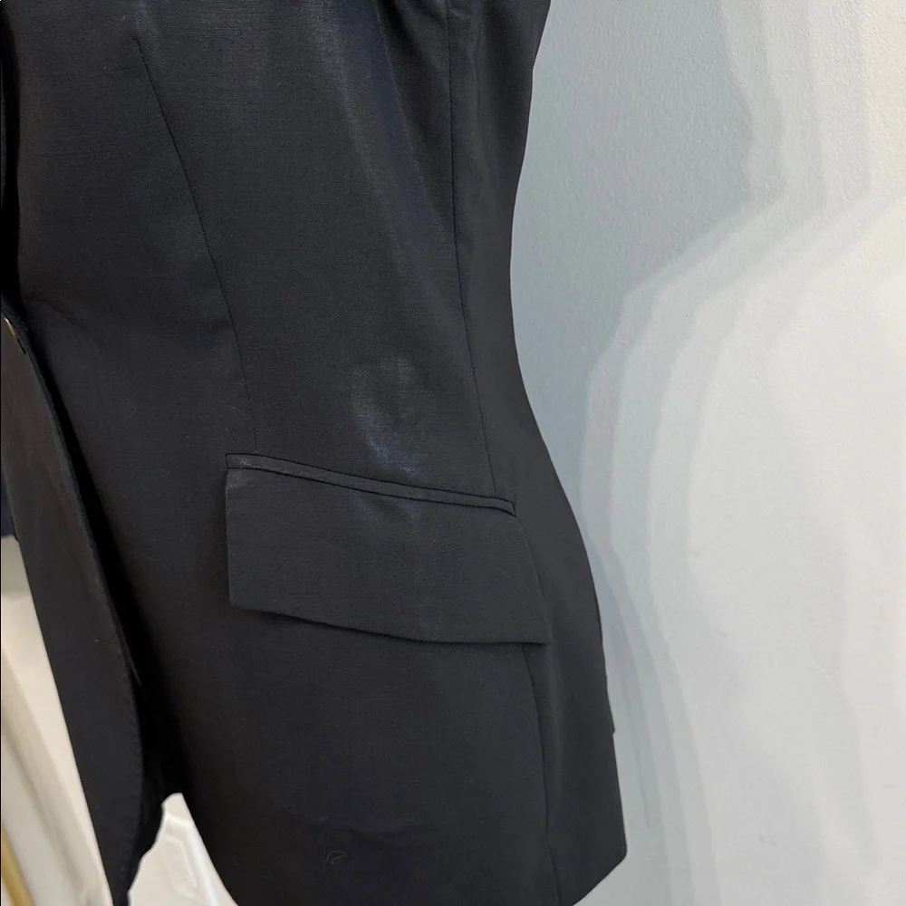 Burberry Size 6 Classic Black Women's Blazer - Picture 10 of 16